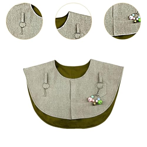 IEUDNS ombro de ombro de pássaro fralda xale protetora lavável cacacatiels pendurar brinquedos de to