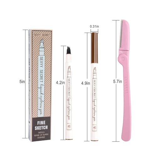 Lápis de sobrancelha, microblading, caneta de sobrancelha, impermeável, tatuagem, caneta de sobrance