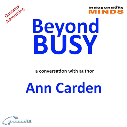 『Beyond Busy – a conversation with Ann Carden』のカバーアート