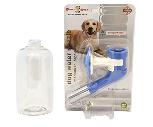 Choco Nose Patented Large No-Drip Water Bottle/Feeder ONLY for Large Size Dogs Over 50 lbs - for Wire Cages, Crates or… - Image 2