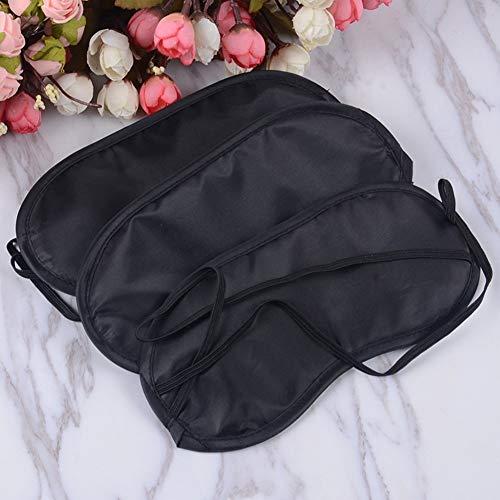 10 peças de máscara para dormir quente e macia para os olhos, capa para viagem, relaxar, dormir