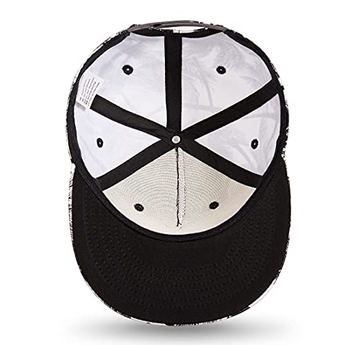 Image of Quanhaigou Snapback Hat for Men Women,Hip Hop Style Colorful Flat Bill Hats Teens Adjustable Baseball Cap