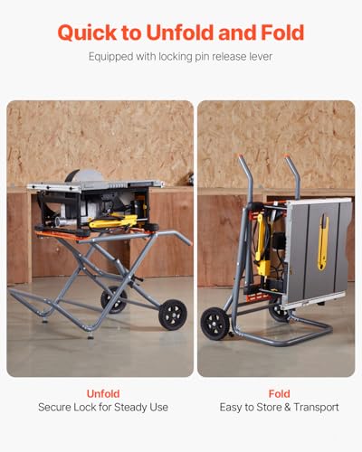 VEVOR Portable Table Saw Stand