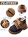 Happy Cherry Toddler Boy Boots Kids Work Boots Fashion Ankle Boot Pu Leather Shoes Toddler First Walkers Boots Rubber Sole