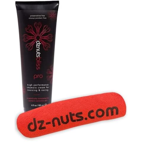 dznuts Women’s Bliss Chamois Cream 120ml + Towel - Anti Chafing for Saddle Sore, Thigh Friction & Skin Irritation - Cyclists, Runners & Triathletes Cover