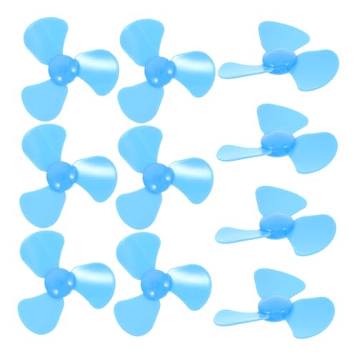 DRESSOOS 10 Aspas De Ventilador Pequeñas para Proyectos Científicos, Aspas De Ventilador De Juguete, Aspas De Ventilador De Repuesto, Accesorios De Juguete para Bricolaje, Aspas De