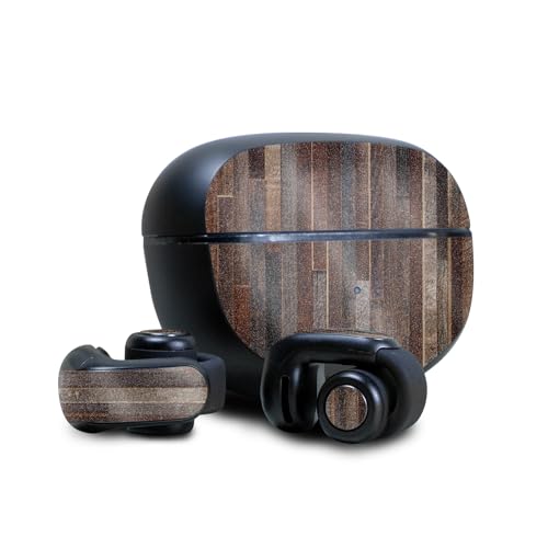 Image of Glossy Glitter Skin Compatible with Bose Ultra Open Earbuds - Woody - Premium 3M Vinyl Protective Wrap Decal Cover - Easy to Apply | Crafted in The USA by MightySkins