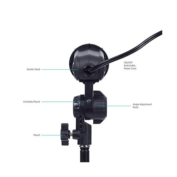 Fovitec – Softboxbeleuchtungsset für Dauerbeleuchtung (1050 Watt) Bei Video- Und Fotostudioaufnahmen – 2 Quadratische… – Bild 4
