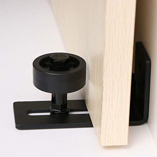 DOITOOL 2Pcs Deslizante Porta Do Celeiro Piso Guia Pesados Flush Porta Do Celeiro Fundo Wall Mount F