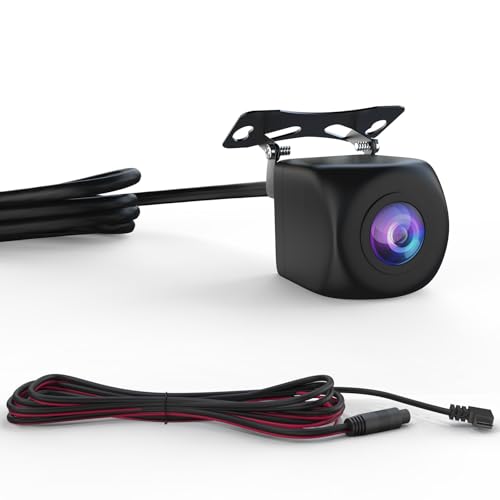 PRUVEEO Waterproof Rear Camera for Dash Camera D90-4CH/A6/D88 1080P Back Up Camera with Type-C Port