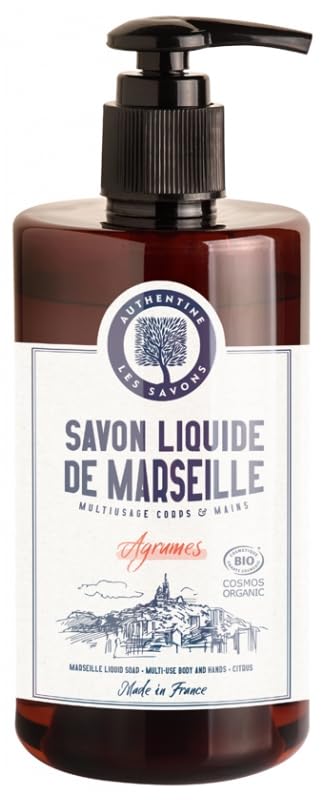 Organic Citrus Liquid Marseille Soap for Body and Hands 1 L