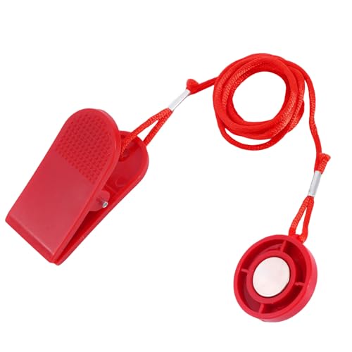 Llave de Seguridad Magnética Universal para Cinta de Correr, Interruptor de Seguridad Magnético Llave de Repuesto Redonda...