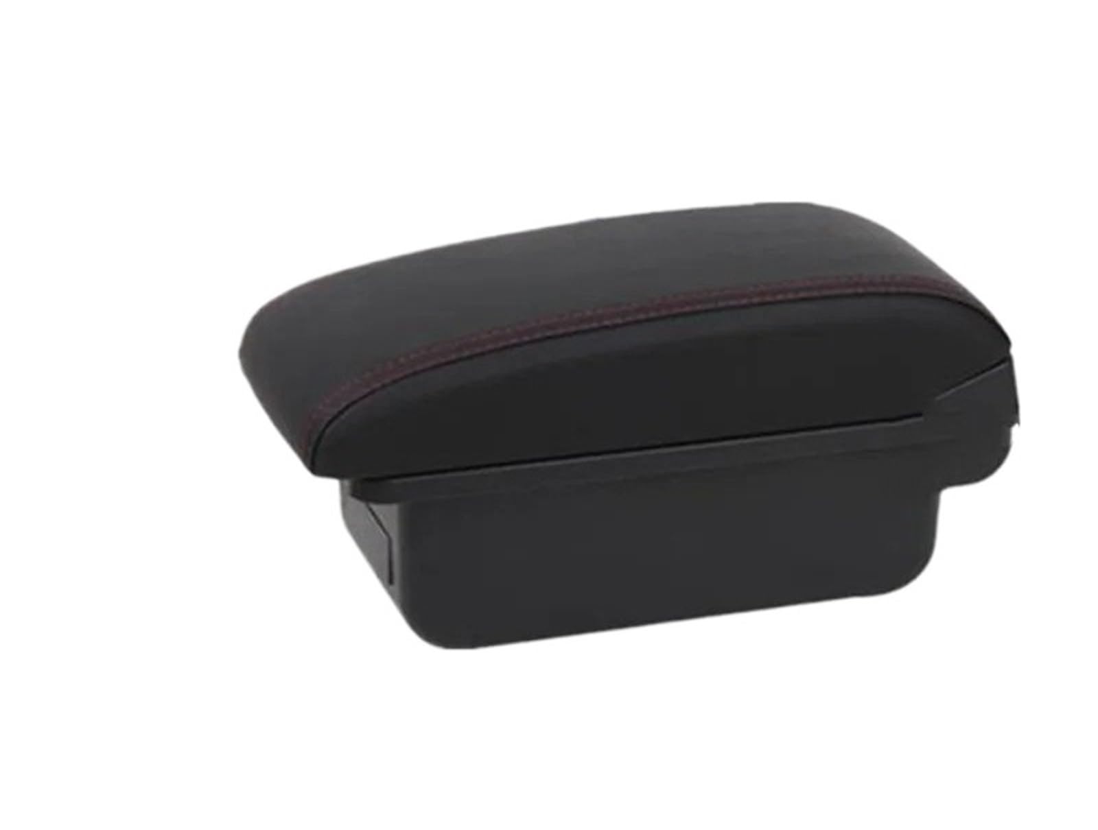 NOKRGQW Car Armrest Box For Acura RSX DC5 Car Armrest Box Central Storage Retrofit Interior Accessories Dedicated(A red line No USB)