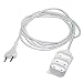 Produktbild Verlängerungskabel Verlängerung 3-fach Strom-Kabel Euro-Stecker Weiss 5 Meter
