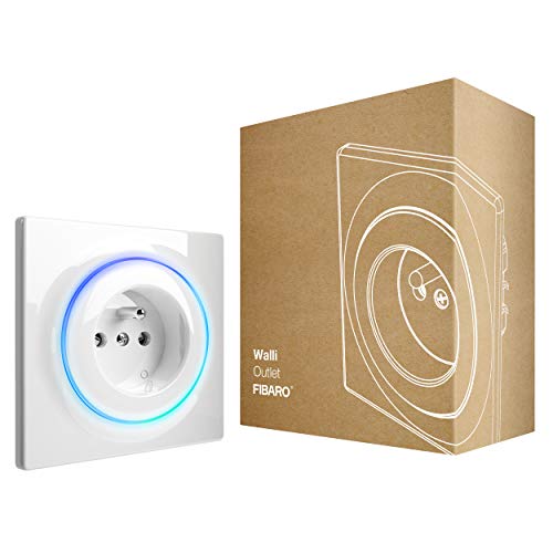 FIBARO Walli Outlet Type E / Prise Murale Intelligente Type E , Z-Wave +