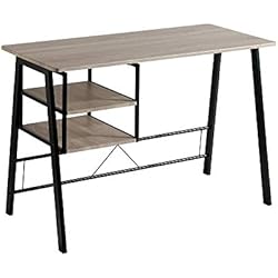 Cajonera Escandinava Maison Du Monde Momma Home Mesa - 2 Cajoneras en Escritorio Juvenil y Vintage para Ordenador de Oficina - Mesa Estudio para Habitacion Juvenil, Modelo Andea, 120x52x76,5 cm