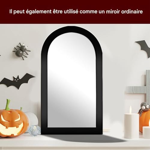 Miroir Holographique Sorcière Halloween Effrayant Déco Murale - 4
