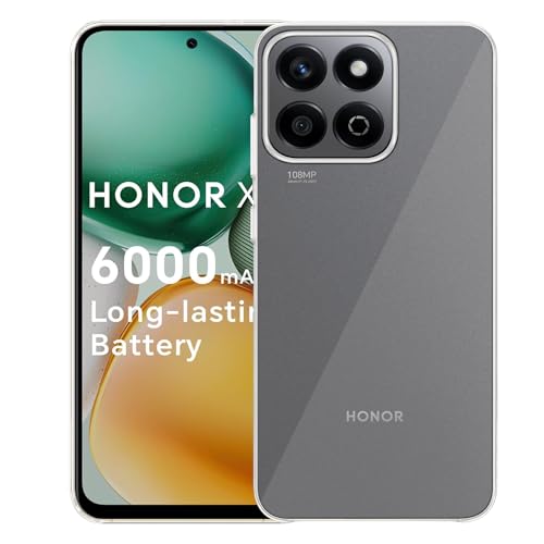 Image of Amazon Brand - Solimo for Honor X7C 5G Premium Transparent Soft Silicon Crystal Clear Back Cover [Transparent]