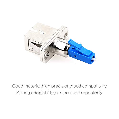 Adaptador óptico fibra híbrido LC macho a SC hembra miniatura 3