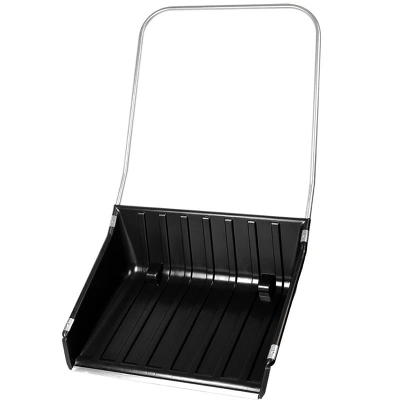 Schneehexe Schneewanne mit Alu-Kante – 78 cm XXL Schneeschieber für große Flächen – Ergonomisch & Robust – Winterfeste Kunststoffwanne (780 x 650 x 1500 mm)