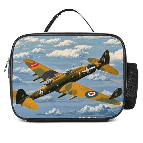 VFKLT Bolsa de comida desmontable, reutilizable, aislada, lonchera térmica para hombres y mujeres, playa, picnic, viajes