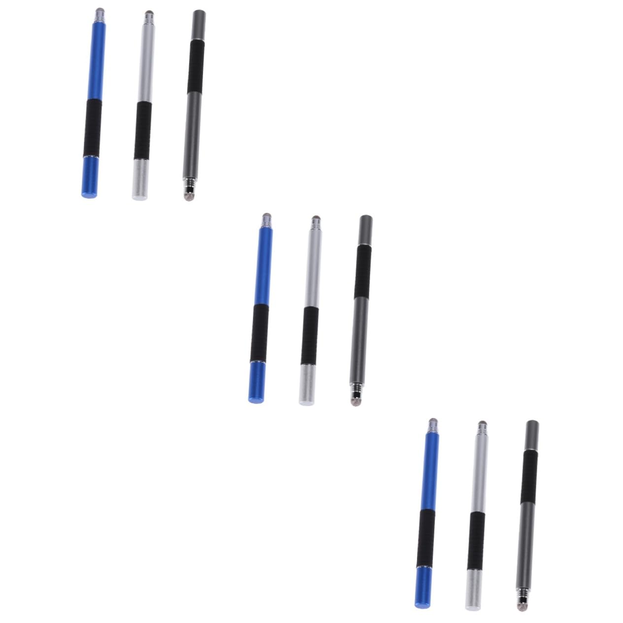 PartyKindom 9 Piezas 2 Lápiz Óptico para Pantallas Táctiles Pluma De La Tableta Bolígrafos Capacitivos De Computadora Dibujo Tabletas Pluma Lápiz Digital Lápiz De Pantalla Táctil Multifunción