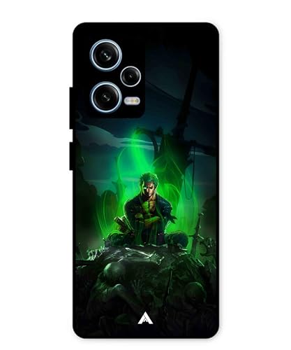 Image of Premium Anime 1 Case for Xiaomi Redmi Note 12 Pro (Glossy Finish) Soft-Touch Metal TPU Back Cover, Shockproof, Designer, Aesthetic Mobile Phone Case
