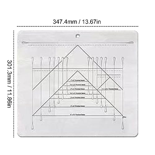 Règle pour quilting transparente solide pour réussir toutes vos coupes couture