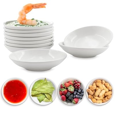 KETAR 10 Pcs Sushi Soy Sauce Dish 3.62" ...