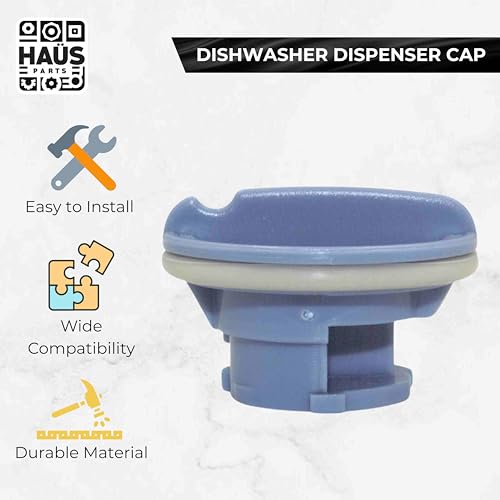Image of 8558307 Dishwasher Dispenser Cap Compatible with Top Brand Replacement With 8558310, AP6013204, 8193984, WP8558307VP, PS11746426, W10077881 and AP6013204 (6)