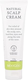 MooGoo Scalp Cream - Seborrheic Dermatitis & Cradle Cap Natural Formula, Relief for Red, Itchy, Crusty & Dry Skin Around the Scalp, Ears, Hairline, Eyes & Nose, for Babies & Adults, 120g / 4.2oz.
