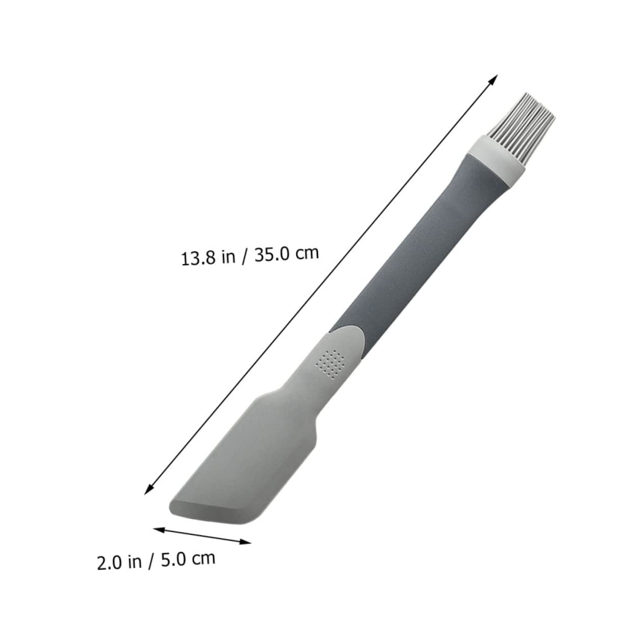 FUNOMOCYA 1pc Silicone Baking Scraper Oil Brush Tool Heatproof Multi Purpose Kitchen Scraper for Baking Lovers for Scraping Oil Application