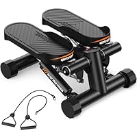 Sportsroyals Stair Stepper for Exercises-Twist Stepper with Resistance Bands and 150KG Weight Capacity