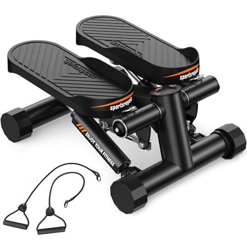 Sportsroyals Exercise Stair Stepper für Zuhause – Up-Down Swing Stepper mit Power Ropes for Bein/Arm/Butt Training, Home Office Fitness Exercise 05
