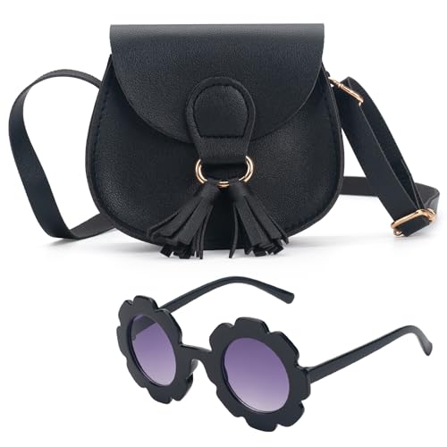 LJCTULY Girls Purse, Kids Crossbody Purse, Shoulder Bags for Toddler, Tassel Bags for Girls Age 2-14