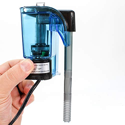 Image of Penn-Plax Cascade 20 Power Filter - Mini Hang-On Filter with Quad Filtration - Great for Freshwater and Saltwater Setups, (Model: CPF6)