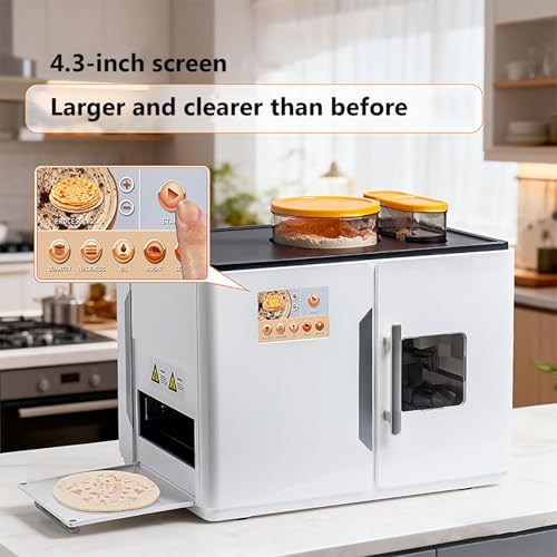 1800W Fully Automatic Pancake Machine for Home & Commercial Use, Touch Screen Control, Efficient, User-Friendly Design for Perfect Pancakes Every Time