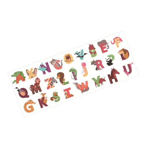 Balacoo 26pcs Alphabet Wall Stickers con diseños de animales
