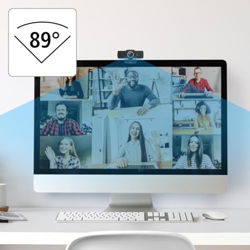 ideal für Streaming-Setups mit 80° Sichtfeld. (118 Zeichen) - Detailansicht von Hama 4K Webcam Laptop Test 2026 – Deal...