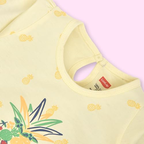 Image of LuvLap Baby Girls 100% Cotton Full Sleeve Girls Top Pack of 4