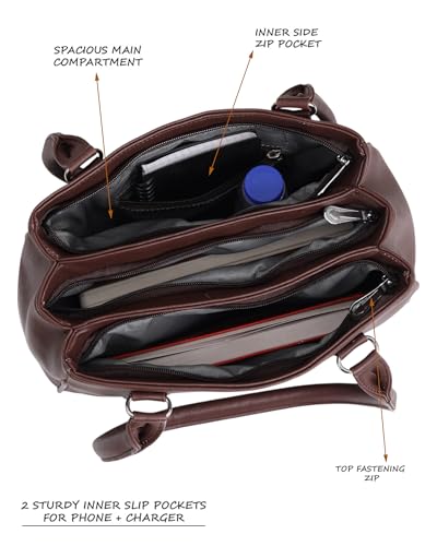 Image of BLUE WORLD PU Women Handbag | 3 Main Section