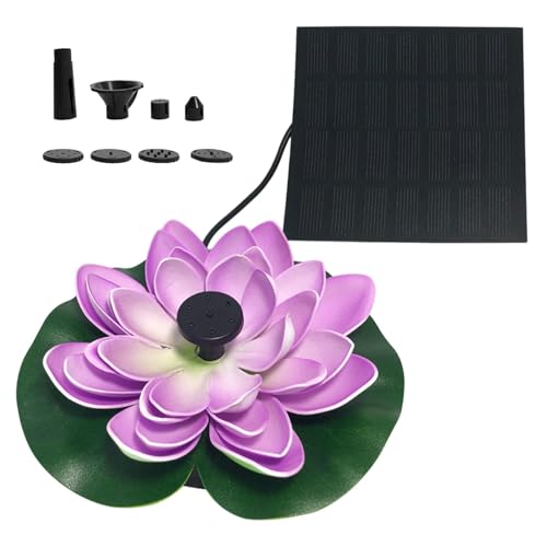 Fuentes solares para baño de pájaros - Bomba de agua solar de ABS | Fuente para estanque de amplia aplicación | Bomba de fuente solar de fácil mantenimiento | Bomba para baño