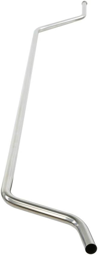 Renovators Supply Manufacturing High Tank Toilet Fill Pipe 22 In. To 53.5 In. Adjustable Height L Pipes With Chrome FInish Stainless Steel Toilet Fill Pipe