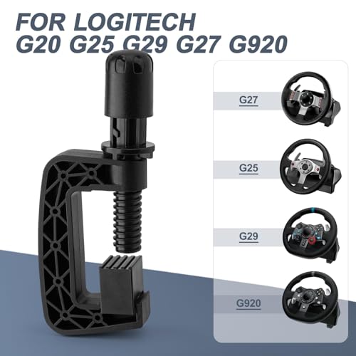 Image of Manthan G923 Steering Wheel Fixing Clamps, Compatible with G920 G25 G27 G29 G923, Gaming Steering Wheel for Replacement Clips for Enhanced Stability in Sim Racing