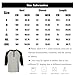 Mens Casual Loose 3/4 Sleeve Henley Shirts Comfortable 3 Button Pullover Tops Crew Neck Printed Fashion Blouses