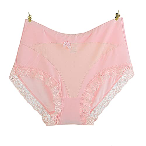Culottes en coton grande taille lot de 3 slips rose 5XL extensibles qui s'adaptent à vos formes