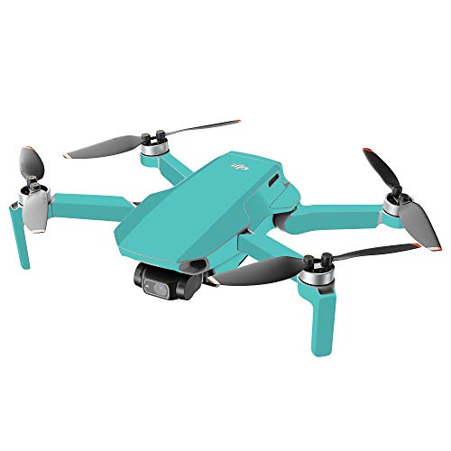 Image of MightySkins Compatible with DJI Mini 2 Portable Drone - Solid Turquoise | Protective, Durable, and Unique Vinyl Decal wrap Cover | Easy to Apply, Remove, and Change Styles | Made in The USA