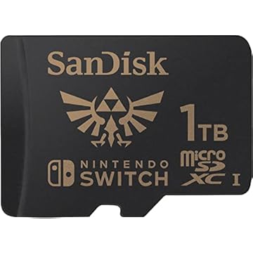 SanDisk Cartão microSDXC de 1 TB licenciado para Nintendo Switch, Edição Legend of Zelda - SDSQXAO-1T00-GN6ZN