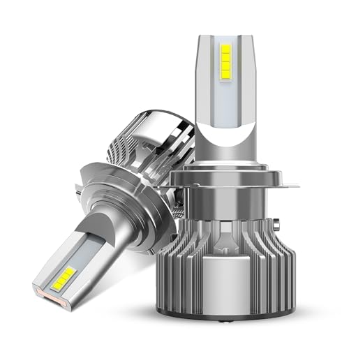 Bombillas D3S / D8S LED para Faros de Coche con (Certificado E-Mark) Luz blanca brillante de 6500K, perfectamente compatible con el sistema Canbus, disipación rápida del calor (Paquete de 2)