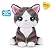 Pets Alive Smitten Kittens Series 2 (Dragon Li) by ZURU – Interactive Plush Cat Toy with 10 Sounds, Surprise Unboxing, Soft Collectible Pet for Ages 3+